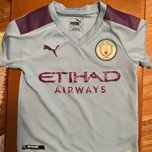 Manchester City kids jersey